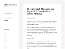 Tablet Screenshot of jobsearchjedi.com